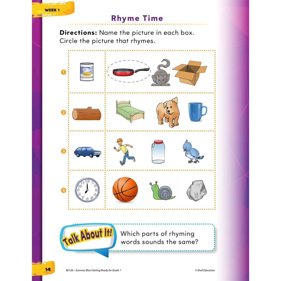 Picture of Shell Education Learn-At-Home Grade 1 Summer Bundle Printed Book by Suzanne I. Barchers, Jodene Smith