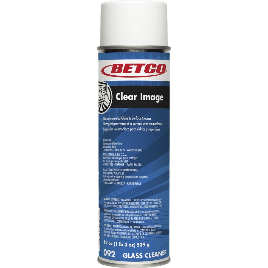 Betco Clear Image Glass & Surface Aerosol Cleaner Glass Cleaners