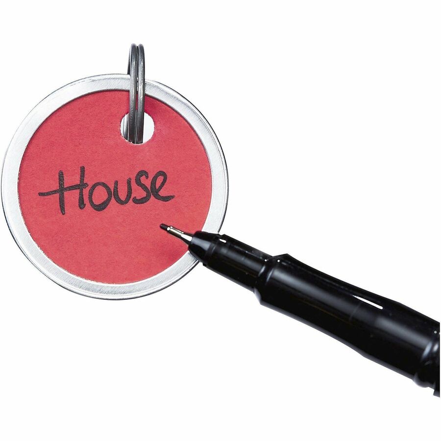 Picture of Avery&reg; 1-1/4" Key Tags, Split Ring, Assorted Colors, 25 Tags (11020)