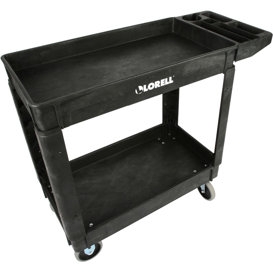 Heavy-Duty Utility Cart: Structural Foam, Black