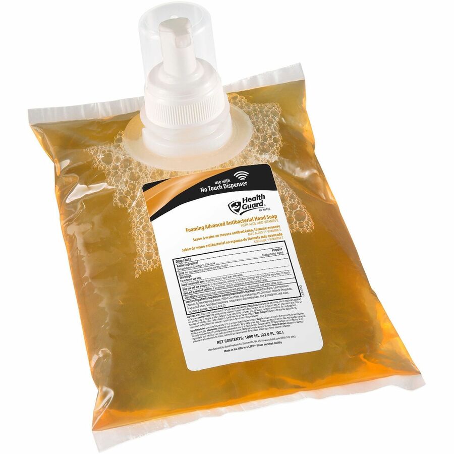 Health Guard Foam 
Antibacterial Soap, 1000ML, 
4/CS, TOUCHLESS REFILL