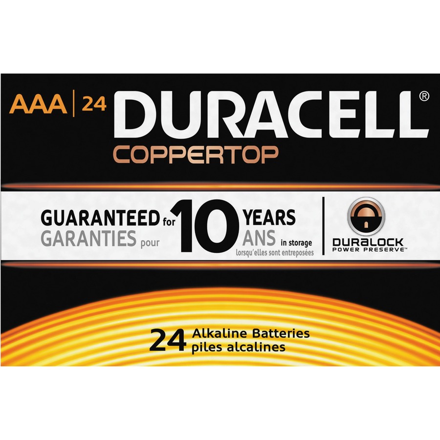 Piles alcalines Coppertop - Duracell