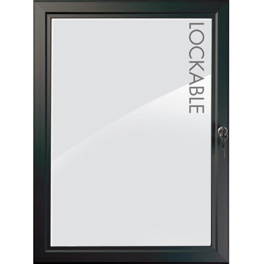 SECO Locking Poster Case 40x60 Black - Securely Display Notices, Menus,  Artwork - Shatterproof Polycarbonate Window - Metal Frame - Ideal for Any  Occasion in the Picture Frames department at