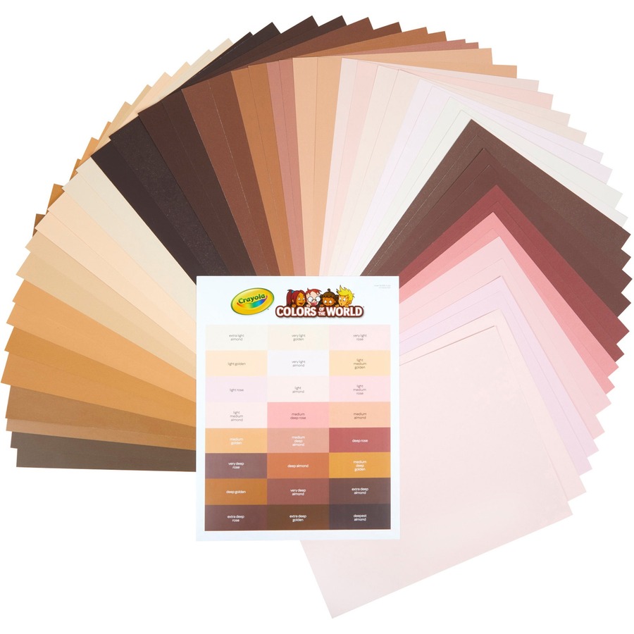 Crayola Colors of the World Construction Paper - Zerbee