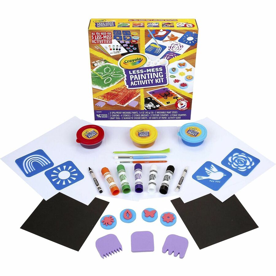 Crayola Spill Proof Washable Paint Set - 1 Kit 