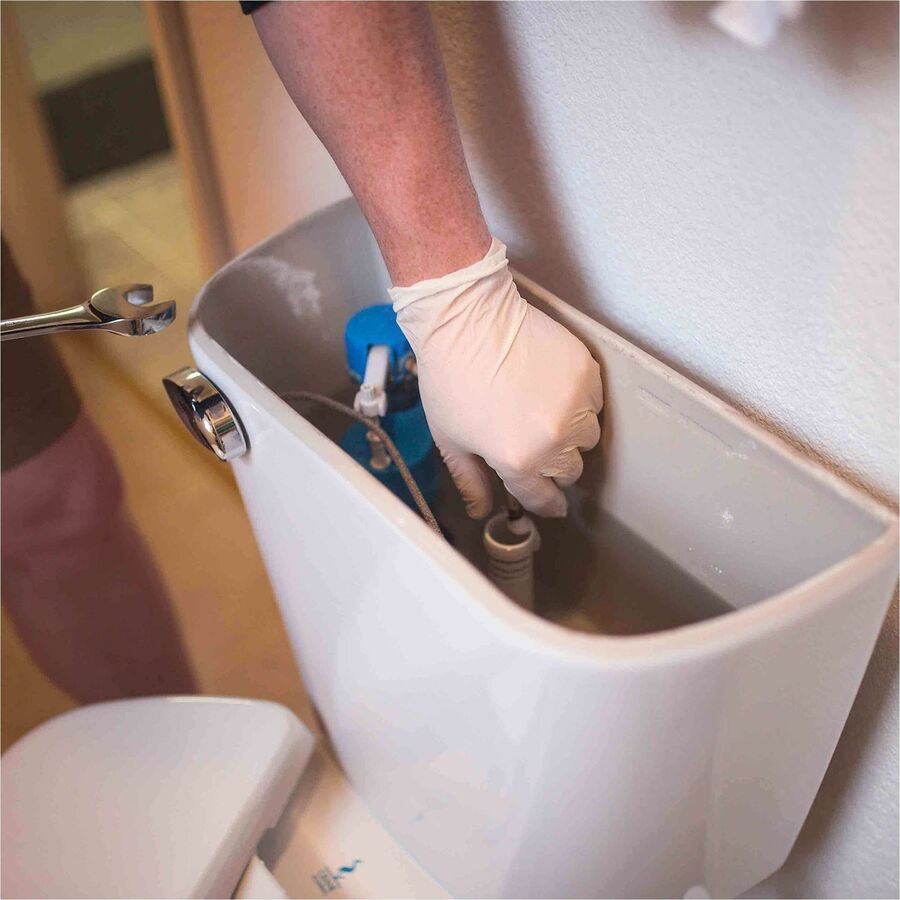 Picture of Ammex Gloveworks Ivory Latex PF Ind SM Gloves ILHD