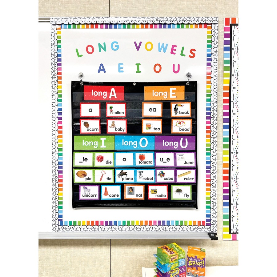 Picture of Teacher Created Resources Long Vowels Pocket Chart Cards