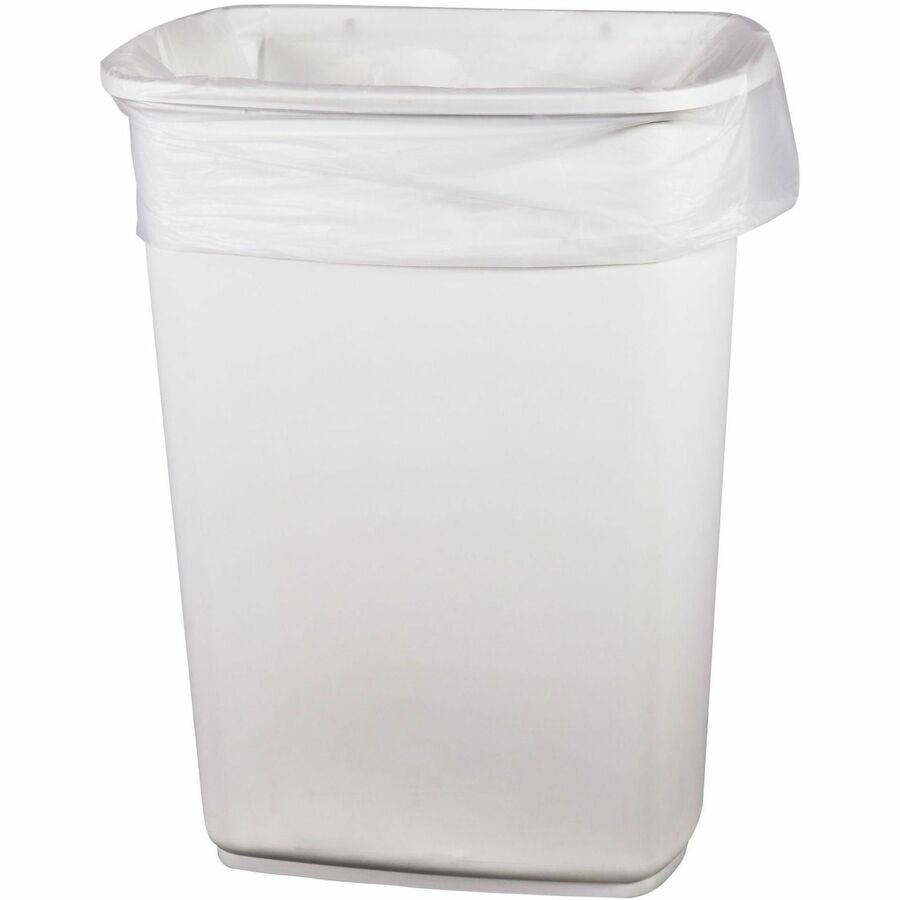 Heritage High-Density Trash Bags - 16 gal Capacity - 33" Length x 24" Width x 0.47 mil (12 Micron) Thickness - High Density - Natural - High-density Polyethylene (HDPE) - Garbage, Can Liner - 1/Carton - 1 Carton