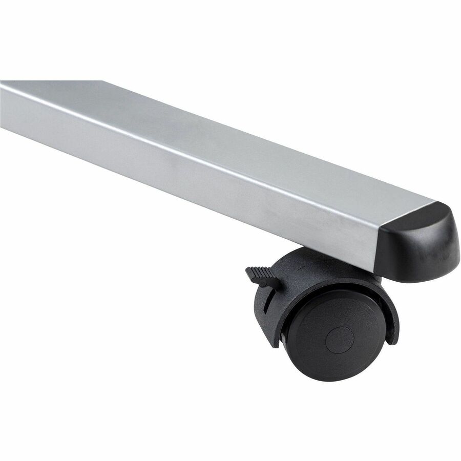 National Public Seating Flip-N-Store Flipper Tables - Charcoal Slate, Textured Top - Hammertone Gray, Powder Coated Base - Modern Style - 700 lb Capacity - 60" Table Top Length x 24" Table Top Width x 1.70" Table Top Thickness - 29.50" Height - Training, 