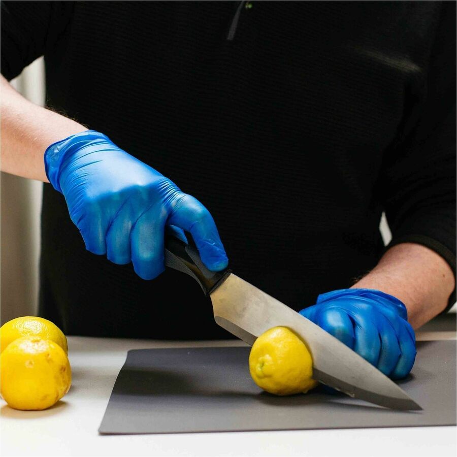 Picture of Gloveworks Industrial Blue Powder-Free Vinyl Gloves