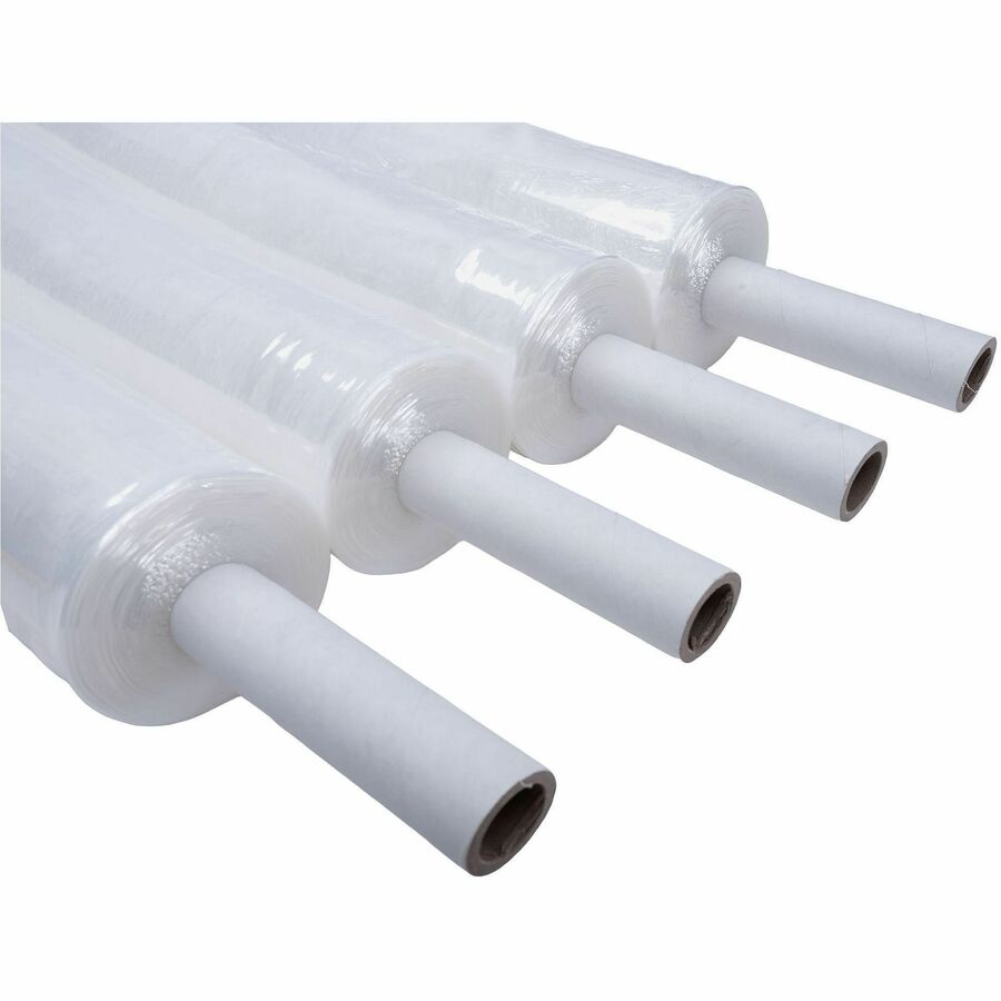 Lindenmeyr Explorer Stretch Film - 20" Width x 1000 ft Length - Puncture Resistant, Disposable - Clear - 4 / Carton - Kennedy Office