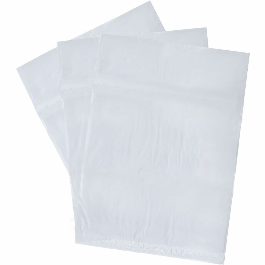 Lindenmeyr Explorer Poly Self-Seal Mailers - Mailing/Shipping - #8 - 19" Width x 24" Length - Self-sealing - White - Polyethylene - 120 / Carton - Kennedy Office