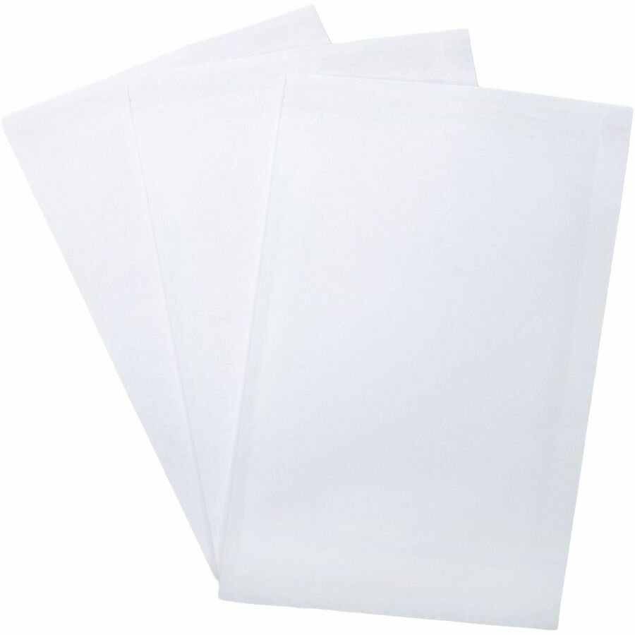 Lindenmeyr Explorer Self-Seal Paper Bubble Mailers - Bubble/Shipping - #0 - 6 1/2" Width x 10" Length - Self-sealing - White - Paper - 250 / Carton - Kennedy Office