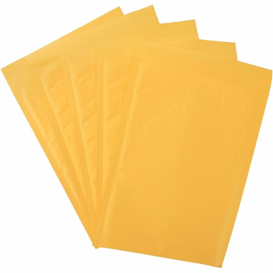 Lindenmeyr Explorer Kraft Self-Seal Bubble Mailers - Bubble/Shipping - #6 - 12 1/2" Width x 19" Length - Self-sealing - Kraft - Kraft - 50 / Carton - Kennedy Office