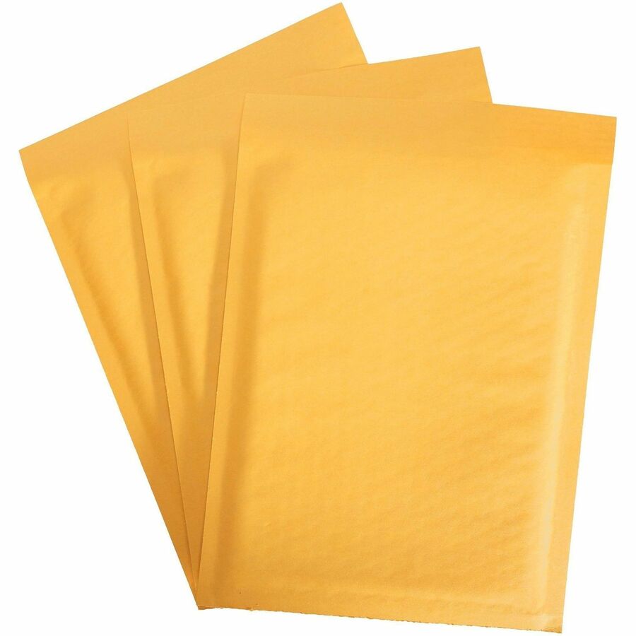 Lindenmeyr Explorer Kraft Self-Seal Bubble Mailers - Bubble/Shipping - #00 - 5" Width x 10" Length - Self-sealing - Kraft - Kraft - 250 / Carton - Kennedy Office