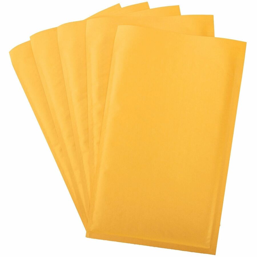 Lindenmeyr Explorer Kraft Self-Seal Bubble Mailers - Bubble/Shipping - #3 - 8 1/2" Width x 14 1/2" Length - Self-sealing - Kraft - Kraft - 100 / Carton - Kennedy Office
