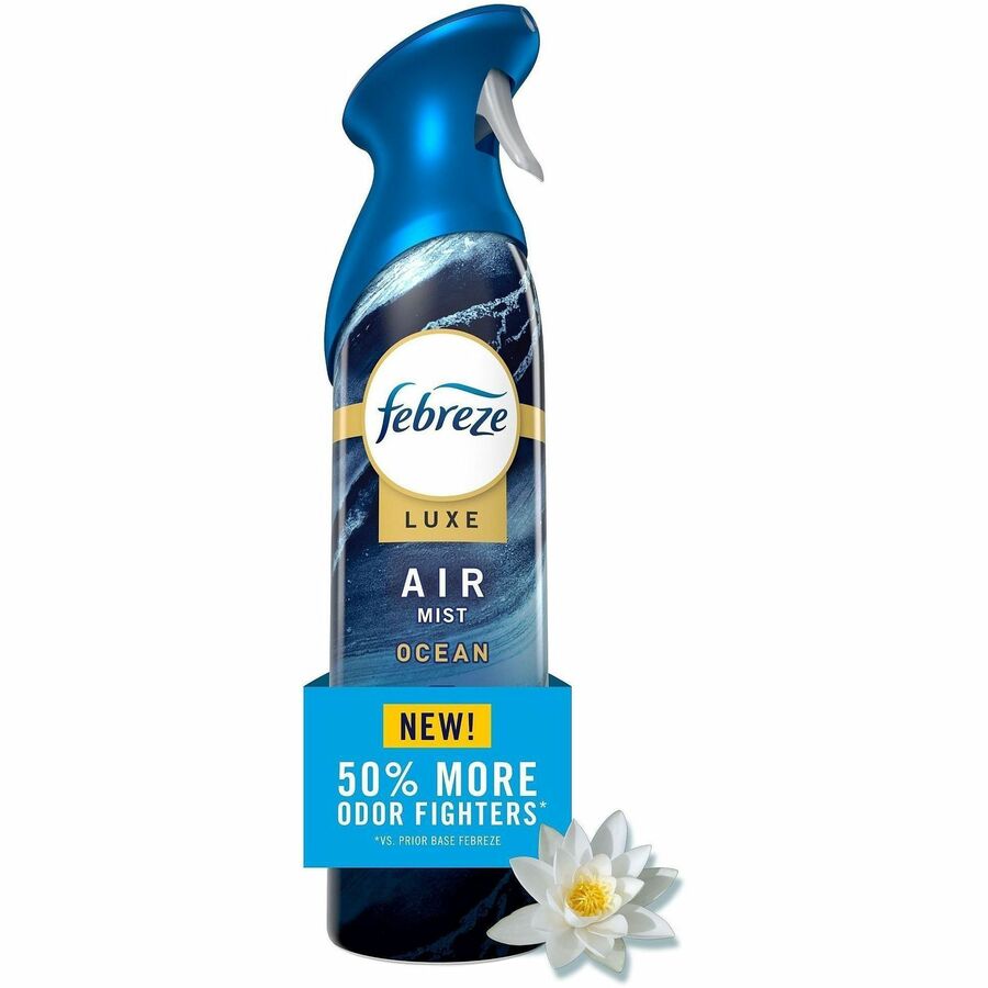 Image of Febreze Air Mist Air Freshener Spray - Spray - 8.1 fl oz (0.3 quart) - Warm Ocean Breeze - Odor Neutralizer, Long Lasting - 6 / Carton