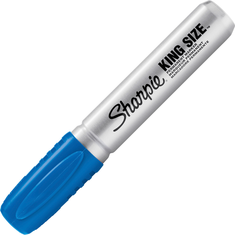Sharpie Wide Chisel Tip Permanent Markers, Black - 12/Box 
