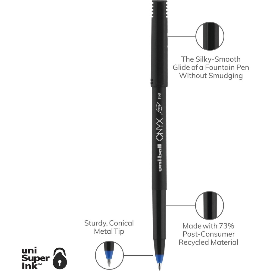 Paper Mate Write Bros. 0.8mm Ballpoint Pen - Fine Pen Point - 0.8 mm Pen  Point Size - Black - 1 Dozen - R&A Office Supplies