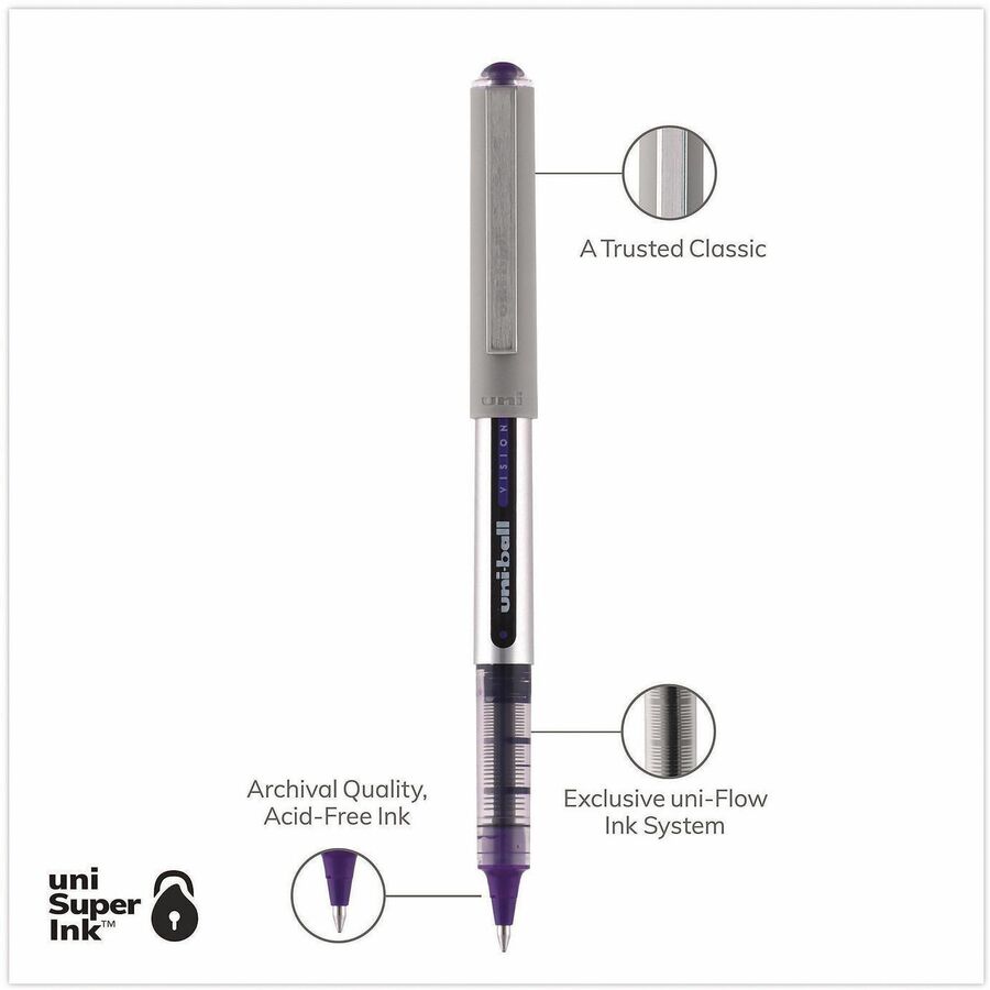 uniball Vision Fine Rollerball Pens