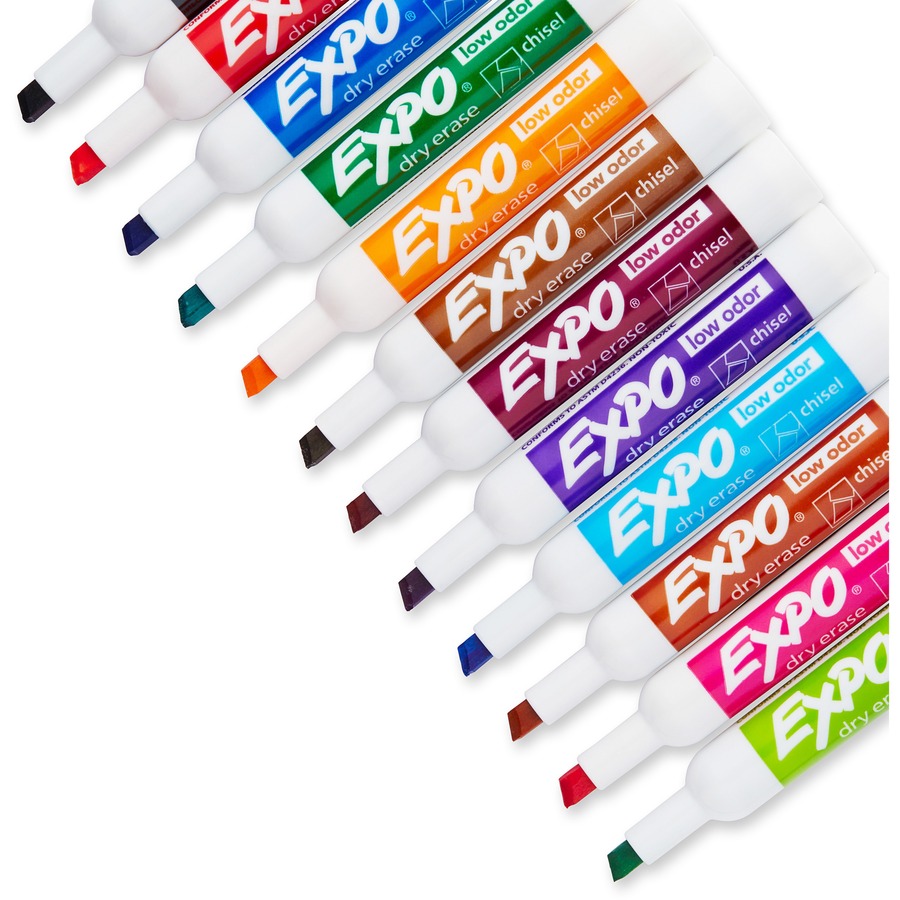 Quartet Glass Dry Erase Markers, Bullet Tip, Assorted Colors 8 Pack, Great Erasable Glass Whiteboard Markers for Clear, White Window & Glass Board