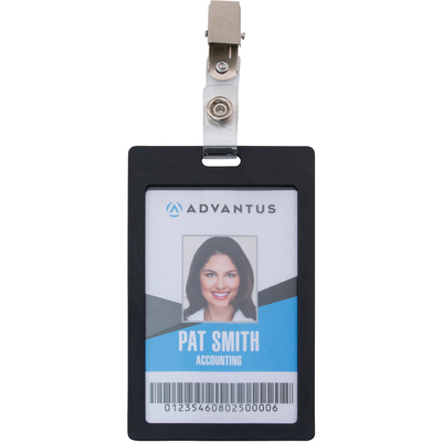 AVT97302 : Advantus® Advantus Id Badge Clip Adapters - Metal, Vinyl ...