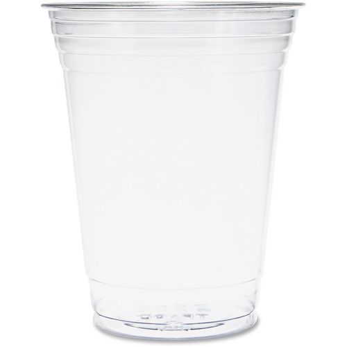 SOLO Cup Company Cold Cups, 16 oz Squat, PET Plastic, Clear, 1,000 ...