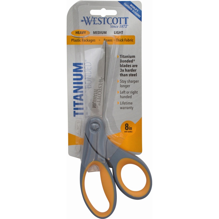 Buy Westcott Titanium Bonded 8 Bent Scissors with Soft Grip
