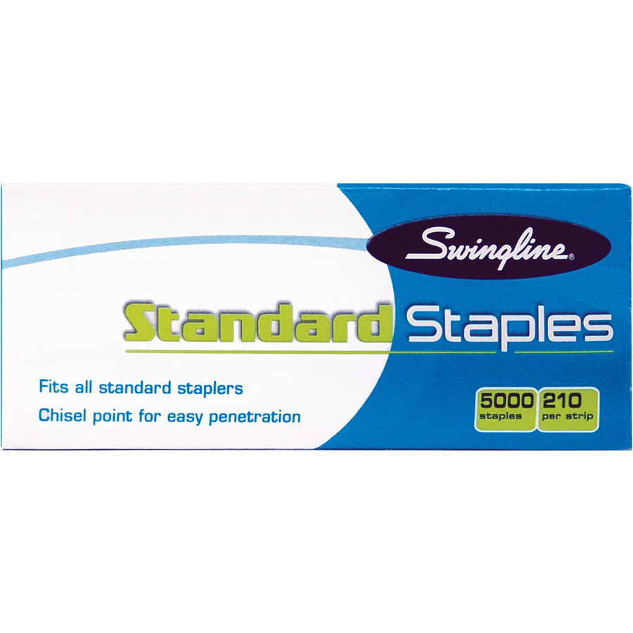 Swingline Standard Staples - 210 Per Strip - Standard - 1/4 Leg