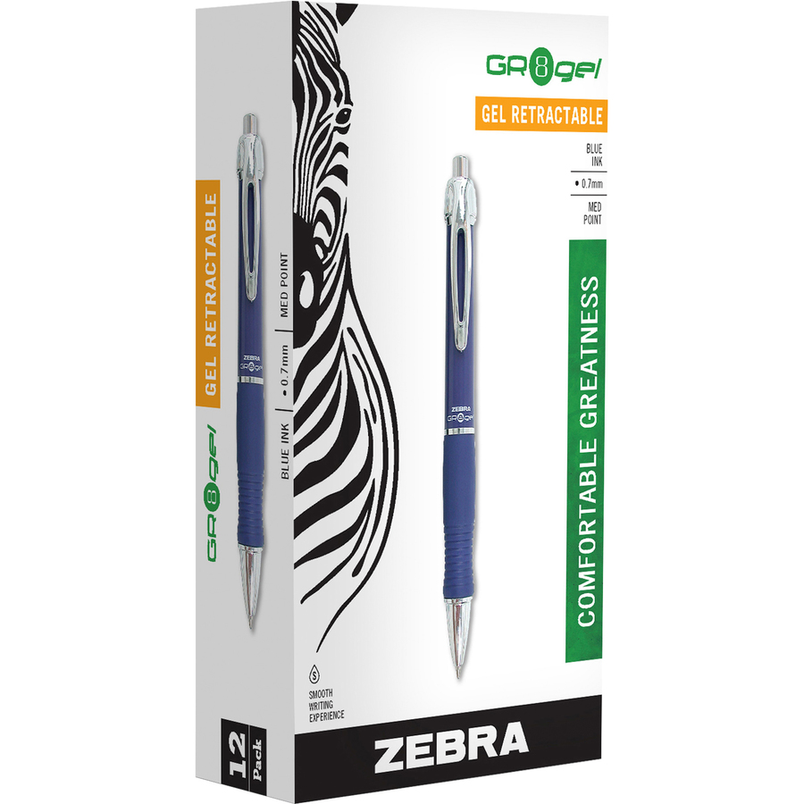Zebra Pen Wide GR8 Gel Retractable Pens FSIoffice
