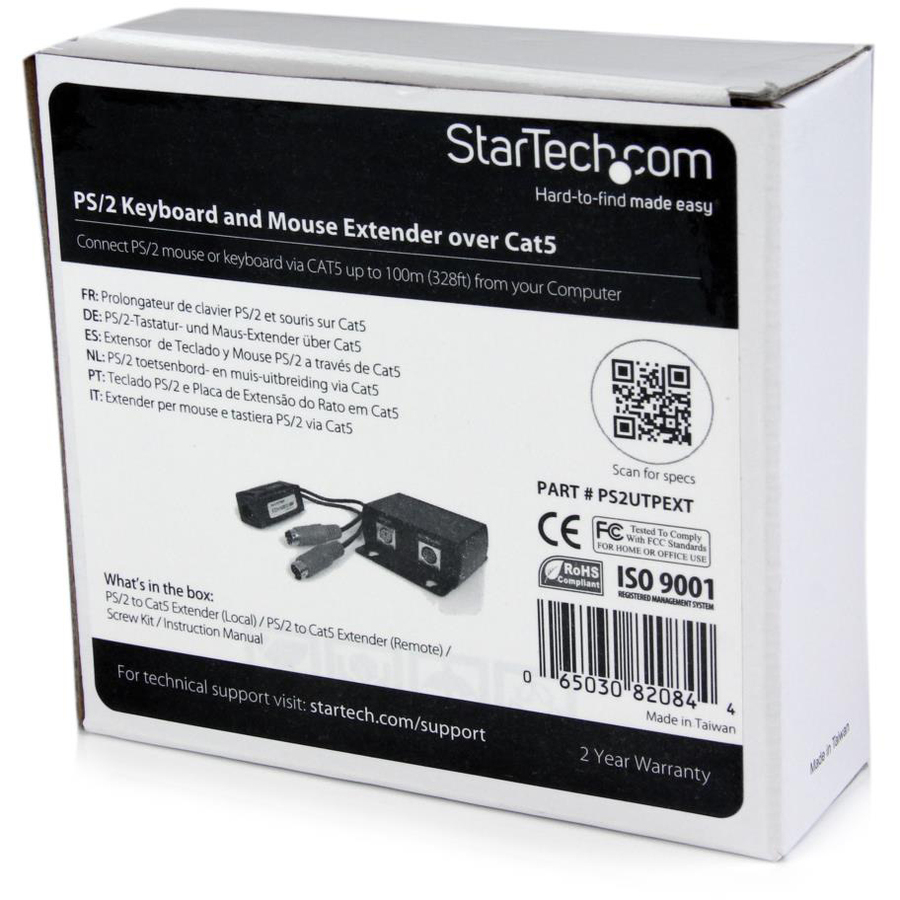 StarTech.com PS/2 Keyboard and Mouse Extender over Cat 5