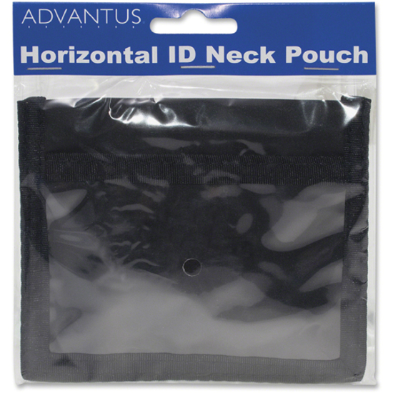 Advantus Vertical ID/Convention Neck Pouch - Black