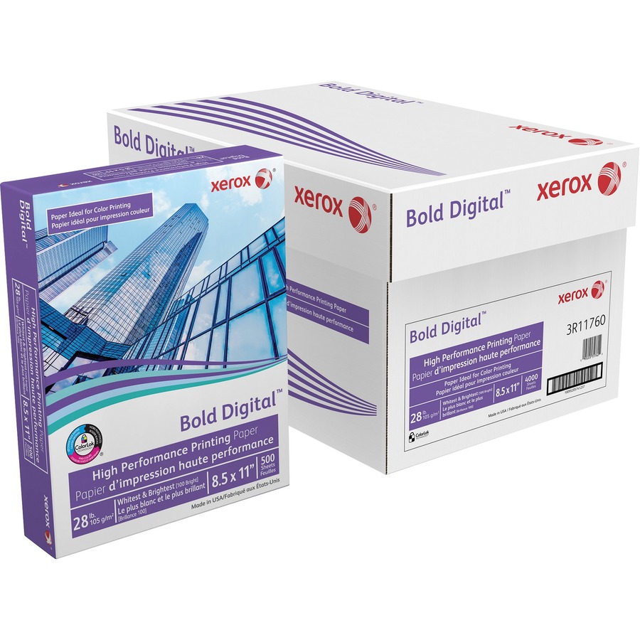  Xerox Digital Color Xpressions Elite Paper, 28 lb. 8.5 x 11  Inches, Blue/White, 500 Sheets (3R11760) : Multipurpose Paper : Office  Products