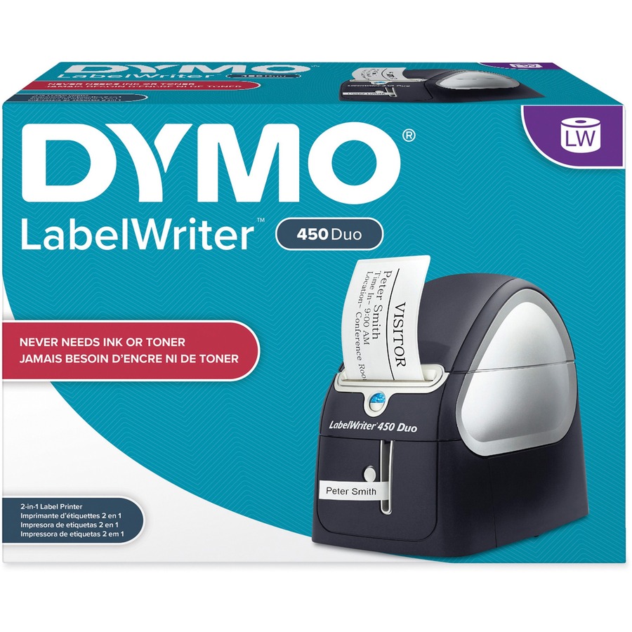 Dymo LabelWriter 450 Duo Direct Thermal Printer - Monochrome