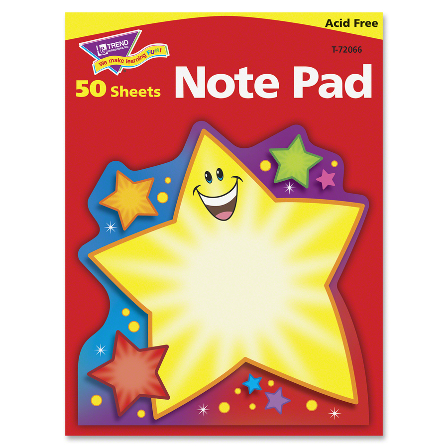 Trend Super Star Shaped Note Pad Memo, Scratch & Note Pads Trend