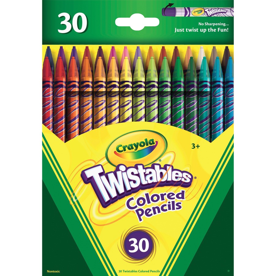 Crayola Colored Pencils & Paper Set, Twistables