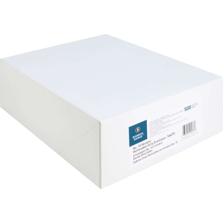 Business Source Security Tint Window Envelopes - 16473