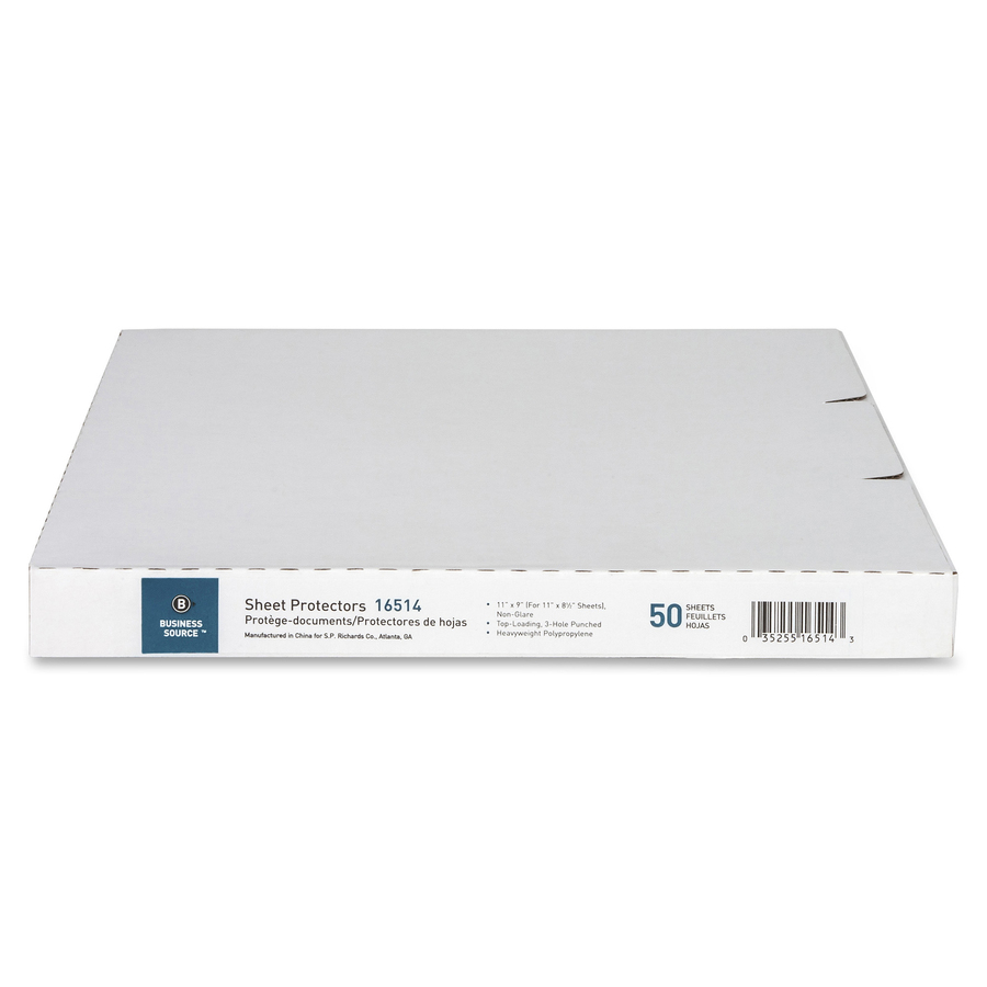 Picture of Business Source Nonglare Top-loading Sheet Protectors