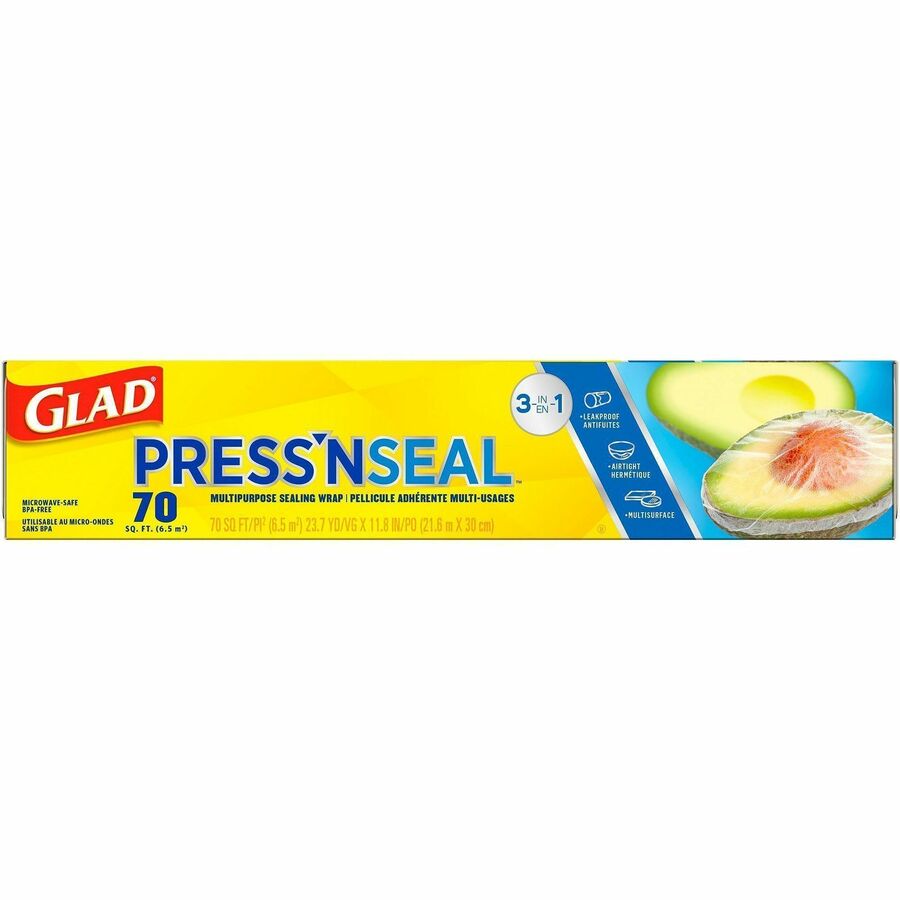 Glad 70 Square Foot Press'n Seal Food Plastic Wrap