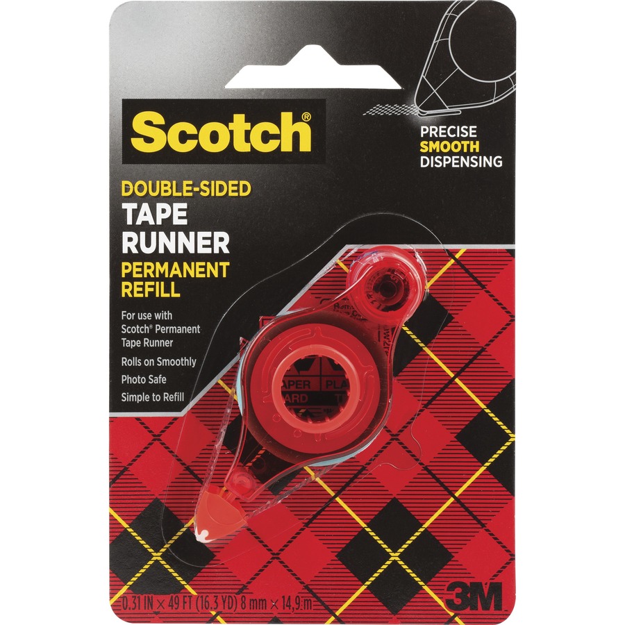 scotch reposition double-sided tape runner LOT of 4