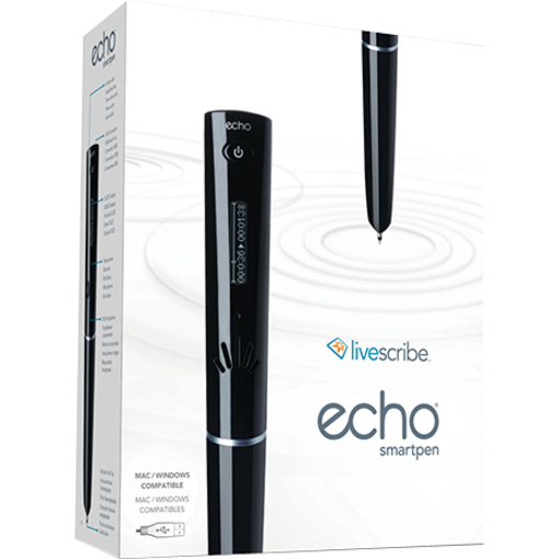 Livescribe Echo Smartpen - 2 GB Flash - Dot Paper - USB Port - Mac, PC