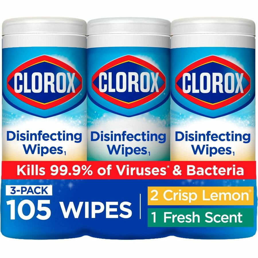 Wipe clean. Cleaning wipes. Печатный Постер отбеливателя Lemon Fresh Clorox.. Value Pack.