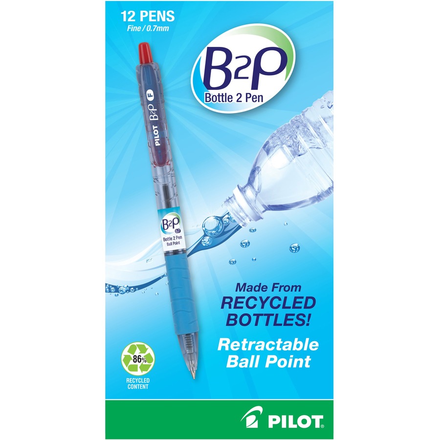 Paper Mate Flexgrip Ultra Retractable Pens - Medium Pen Point - Refillable  - Retractable - Black Alcohol Based Ink - Rubber Barrel - 1 Dozen - Filo  CleanTech