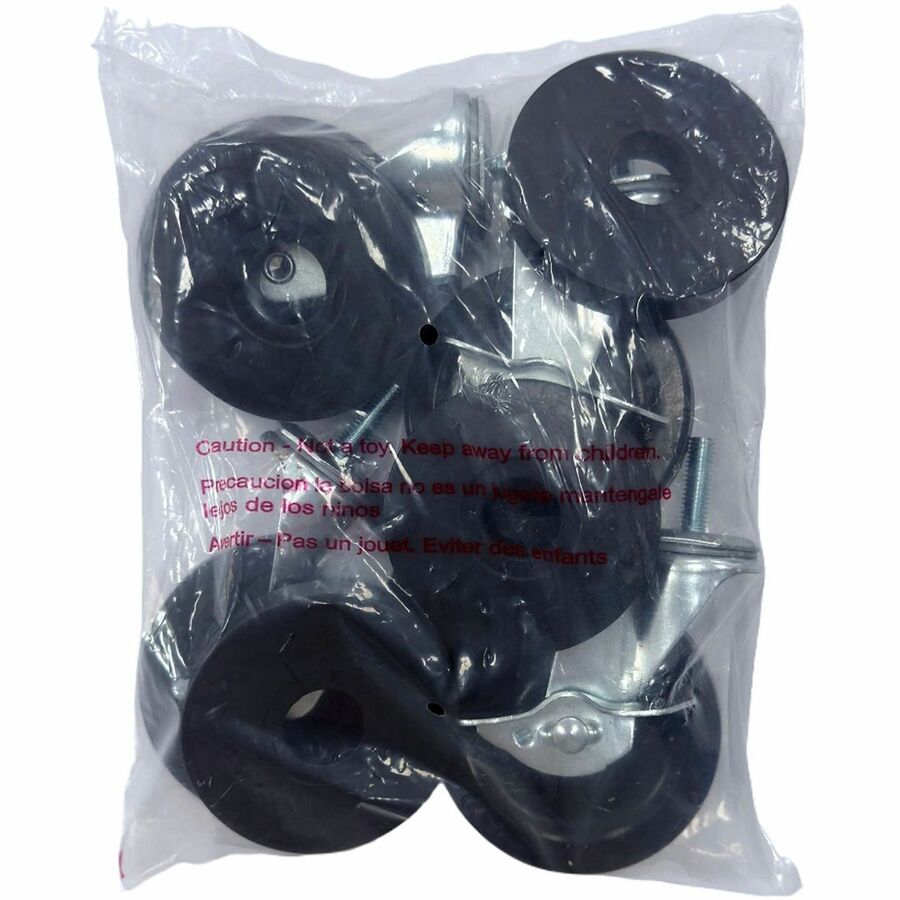 Lorell - Kit de roulettes pour &eacute;tag&egrave;res industrielles en fil m&eacute;tallique