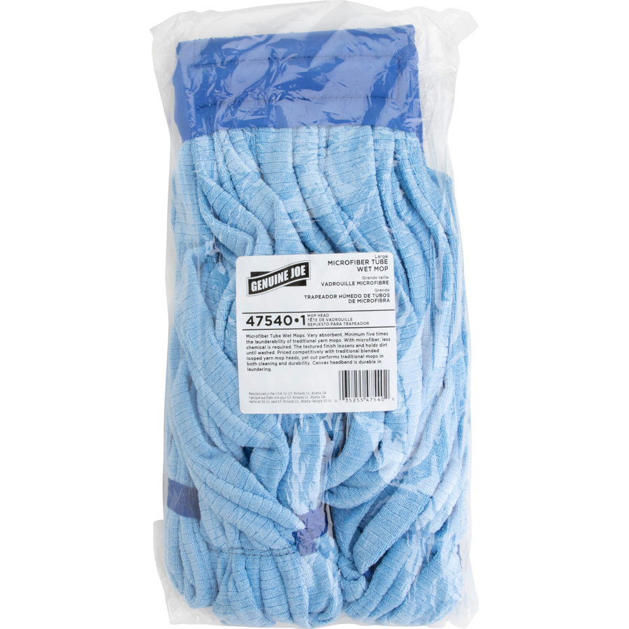 Vadrouille microfibre bleue 10'' x 5