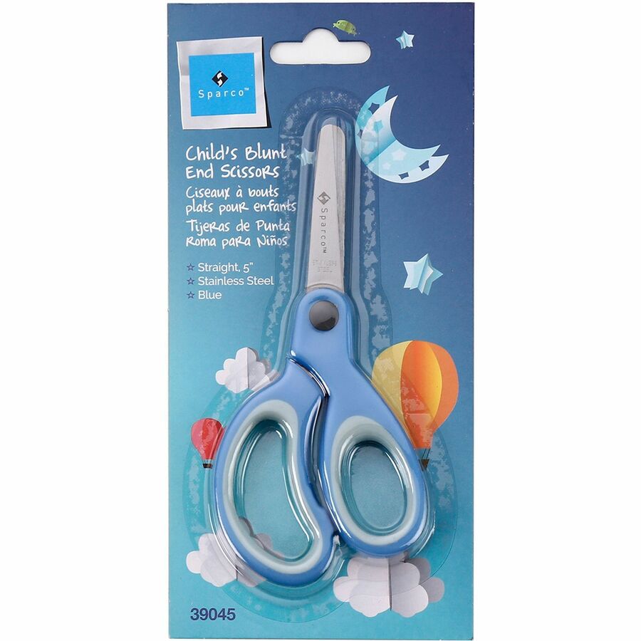 Sparco 8 Bent Multipurpose Scissors, Blue
