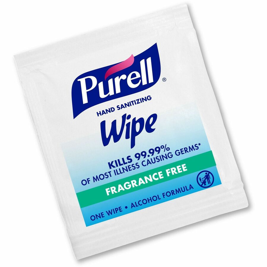 individually packaged alcohol wipes