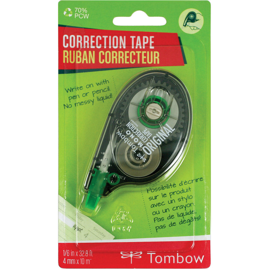 Tombow Original Mono Correction Tape - 0.16 Width x 32.81 TOM68620BX, TOM  68620BX - Office Supply Hut