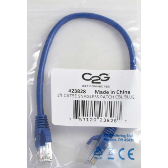 C2G-150ft Cat5e Snagless Unshielded (UTP) Network Patch Cable - Blue