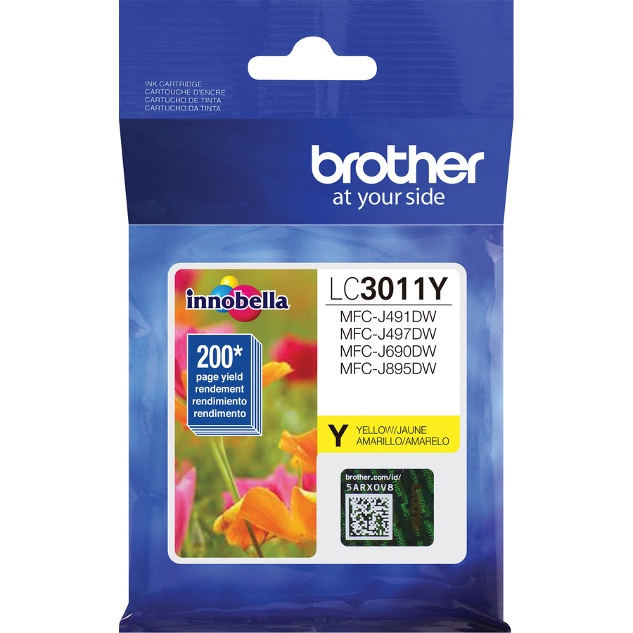 Brother LC3011Y Original Standard Yield Inkjet Ink Cartridge - Single Pack - Yellow - 1 Each